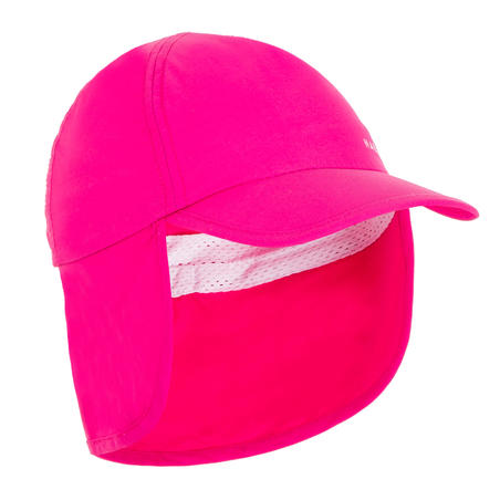 Roze dečja kapa sa UV zaštitom