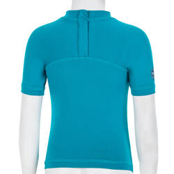 Baby UV-protection Short Sleeve T-Shirt - Turquoise Blue