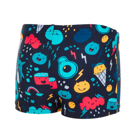 Maillot De Bain Bebe Garcon Boxer Bleu Fonce Imprime Decathlon Maillot De Bain Bebe Garcon Boxer Bleu Fonce Imprime Decathlon