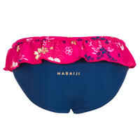 Baby One-Piece Swim Briefs Swimsuit Bottoms - Blue Flower Print