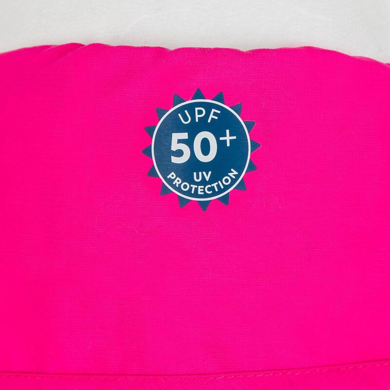 Cappellino anti-UV baby rosa
