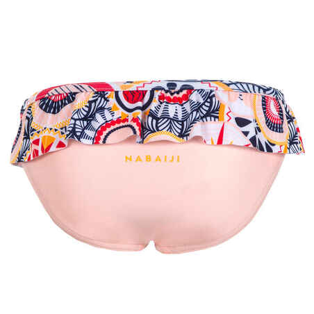 Baby One Piece Swim Briefs Swimsuit Bottoms Light Coral Print Decathlon