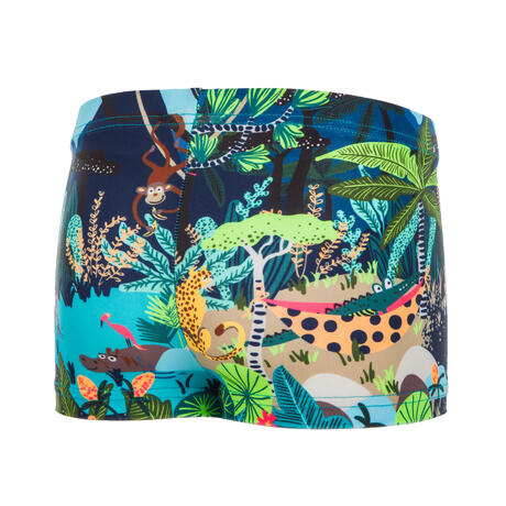 Maillot de bain bébé garçon boxer bleu imprimé animaux ...
