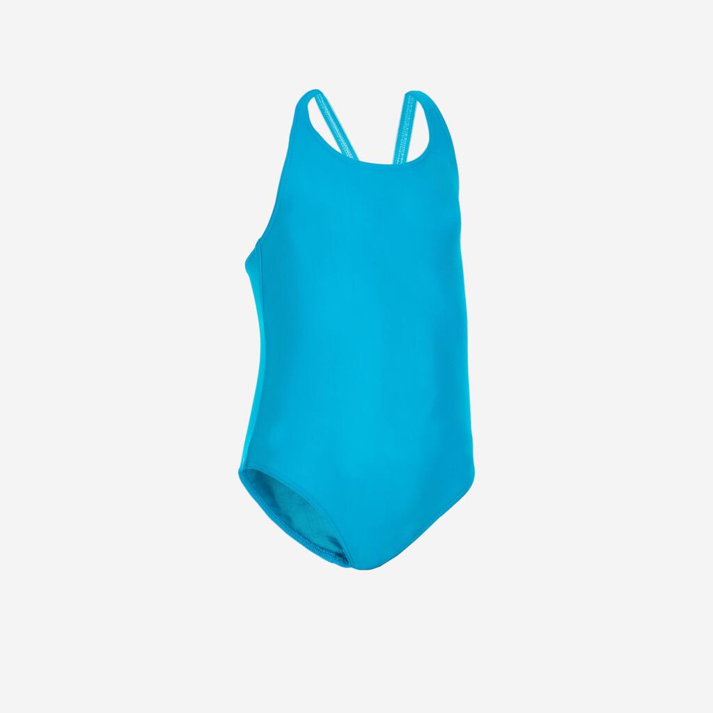 Maillot de bain 1 pièce bébé fille bleu
