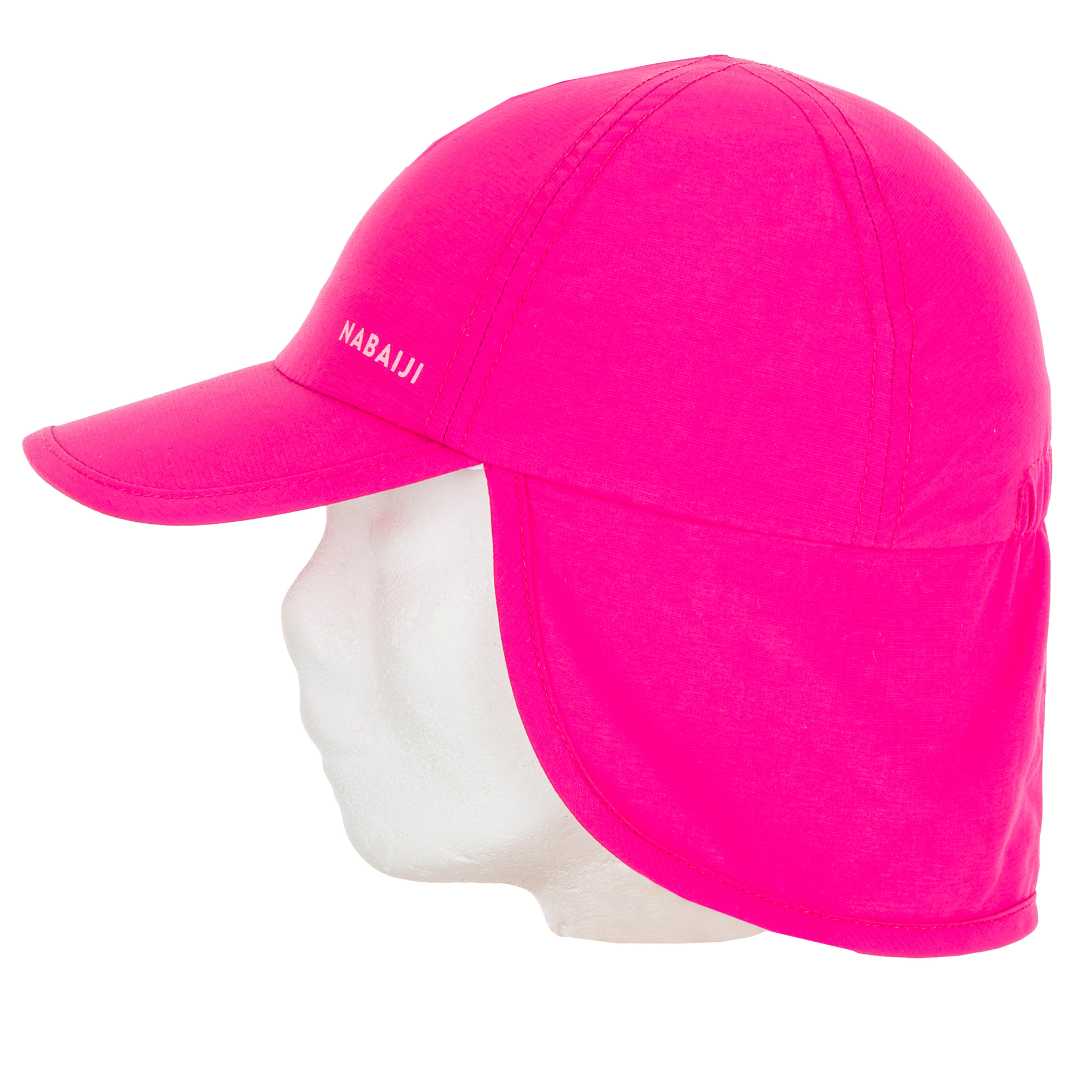 Baby Swimming UV Protection Cap - Pink 6/8