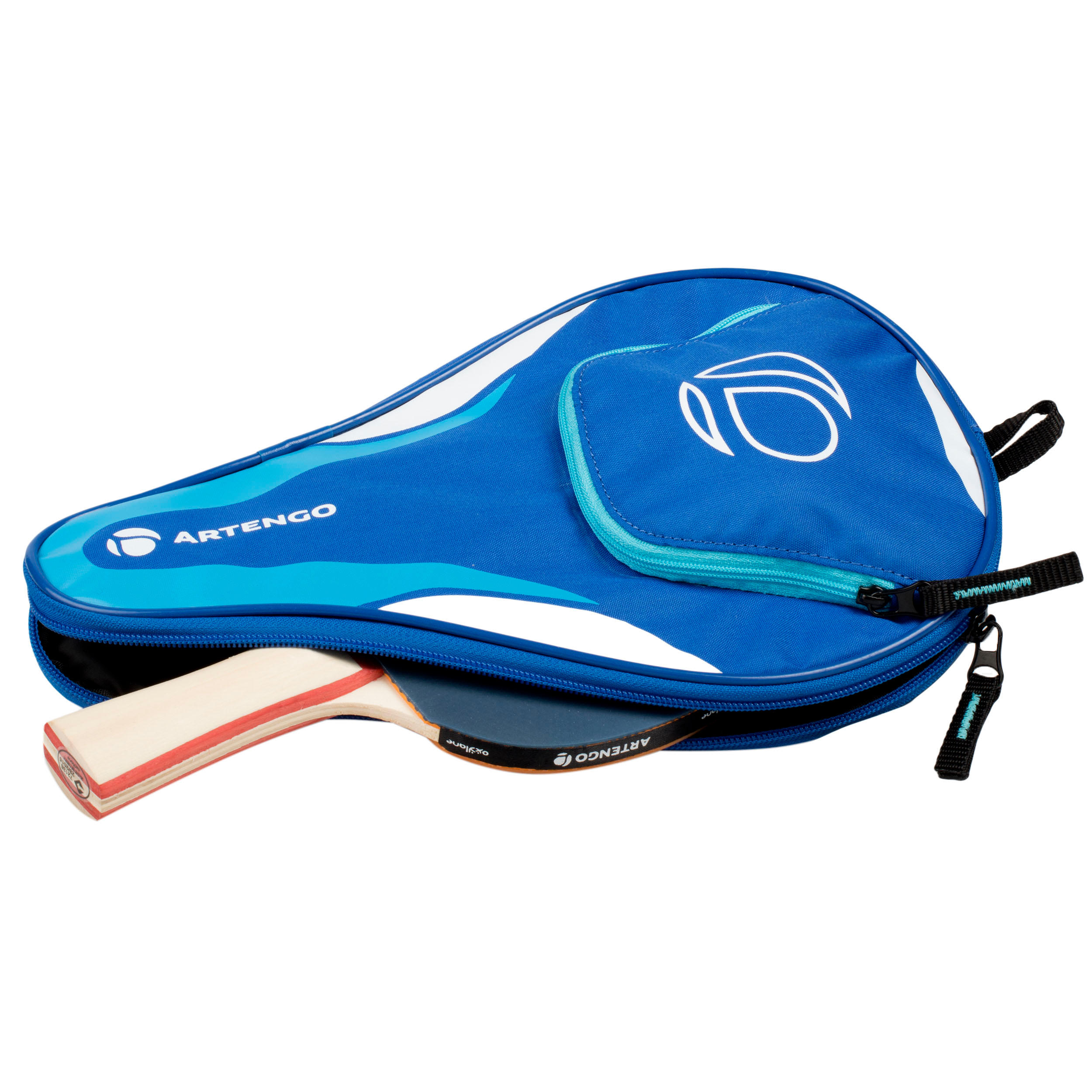 FC 710 Table Tennis Bat Cover - Blue 6/10
