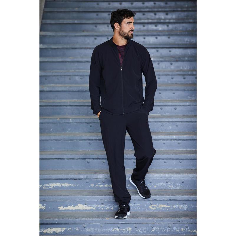 Erkek Siyah Esofman Takimi Fitness Kardiyo Ftk 500 Domyos By Decathlon