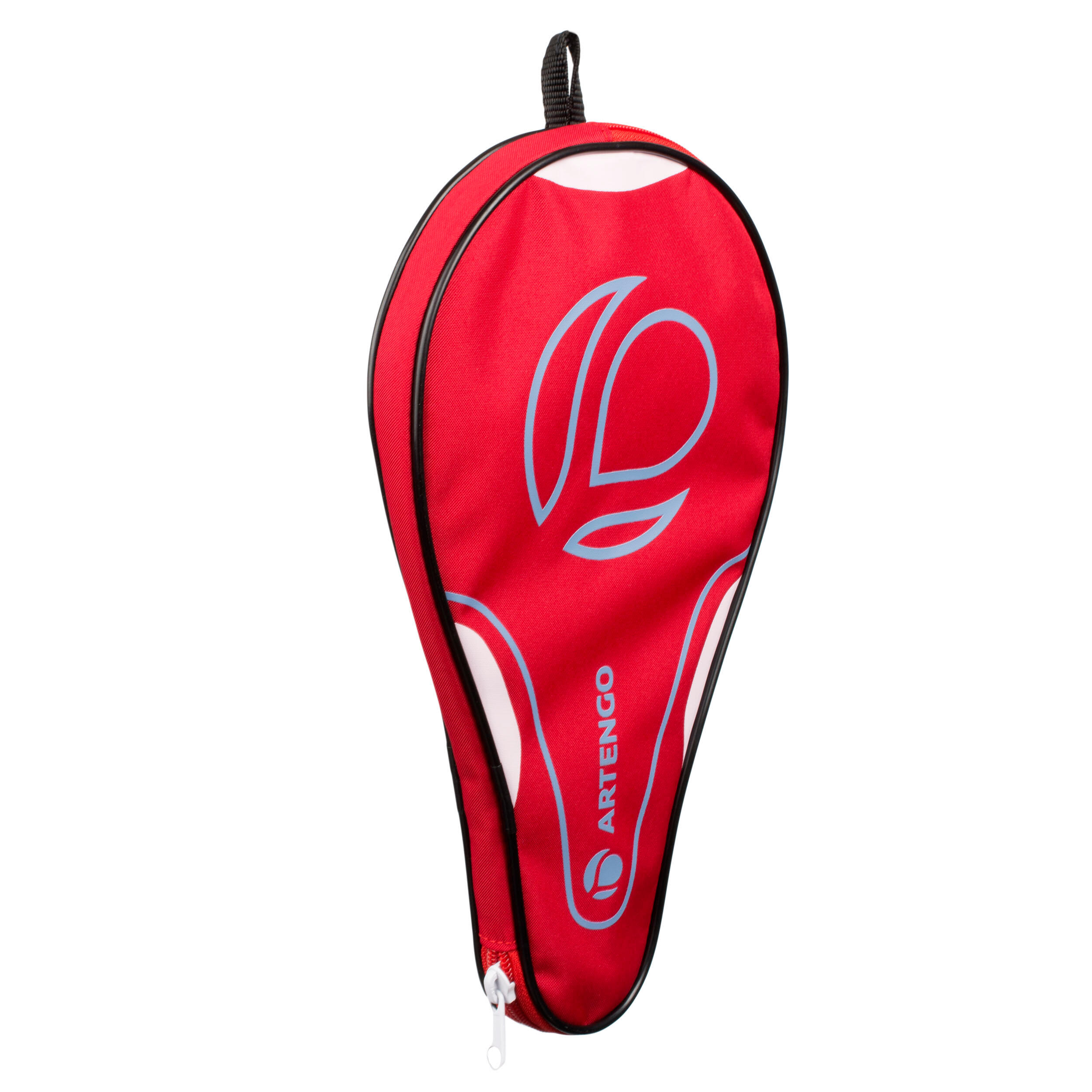 FC 700 Table Tennis Bat Cover - Red and Grey 2/10