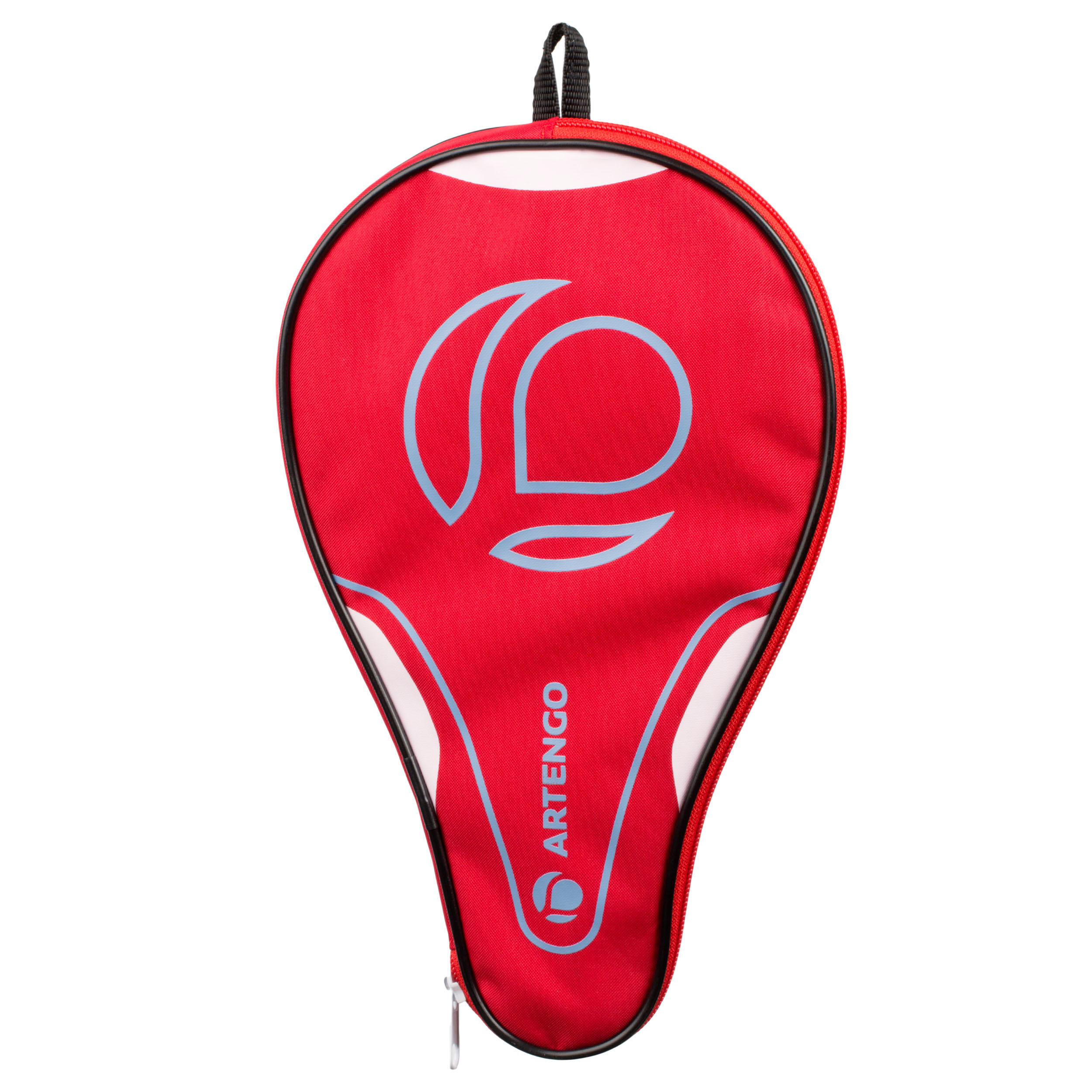 PONGORI FC 700 Table Tennis Bat Cover - Red and Grey