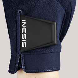 Women's golf pair of winter gloves - CW navy blue