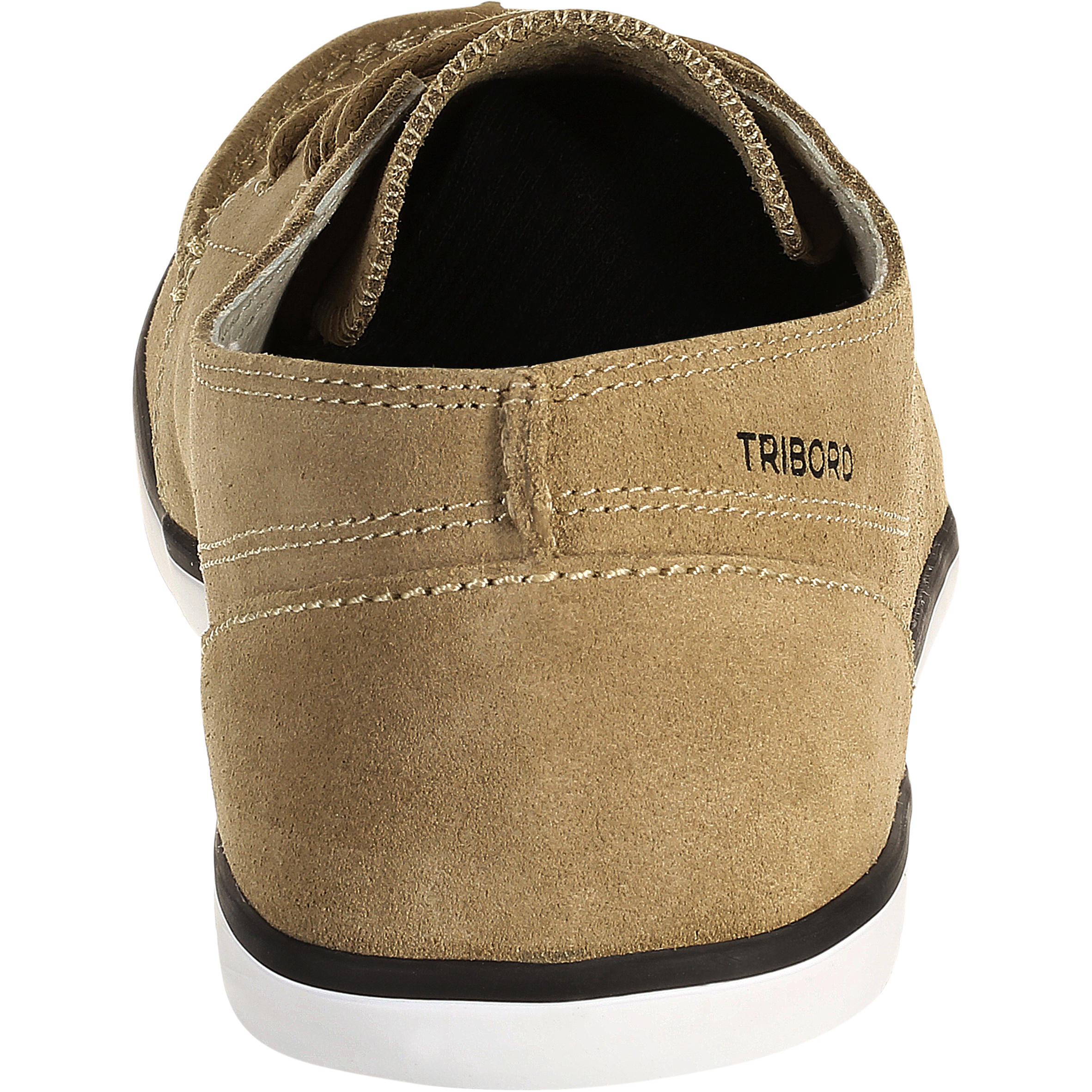 Kostalde Men's Leather Boat Shoes - Beige 1/7
