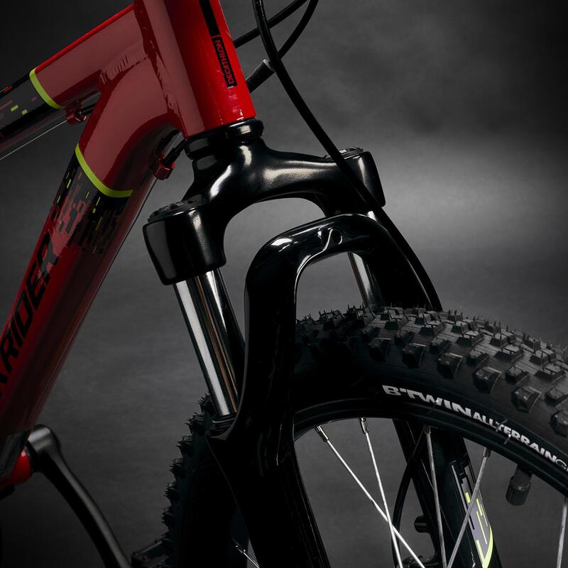 Mountainbike kind 20 inch Rockrider ST 900 6-9 jaar rood
