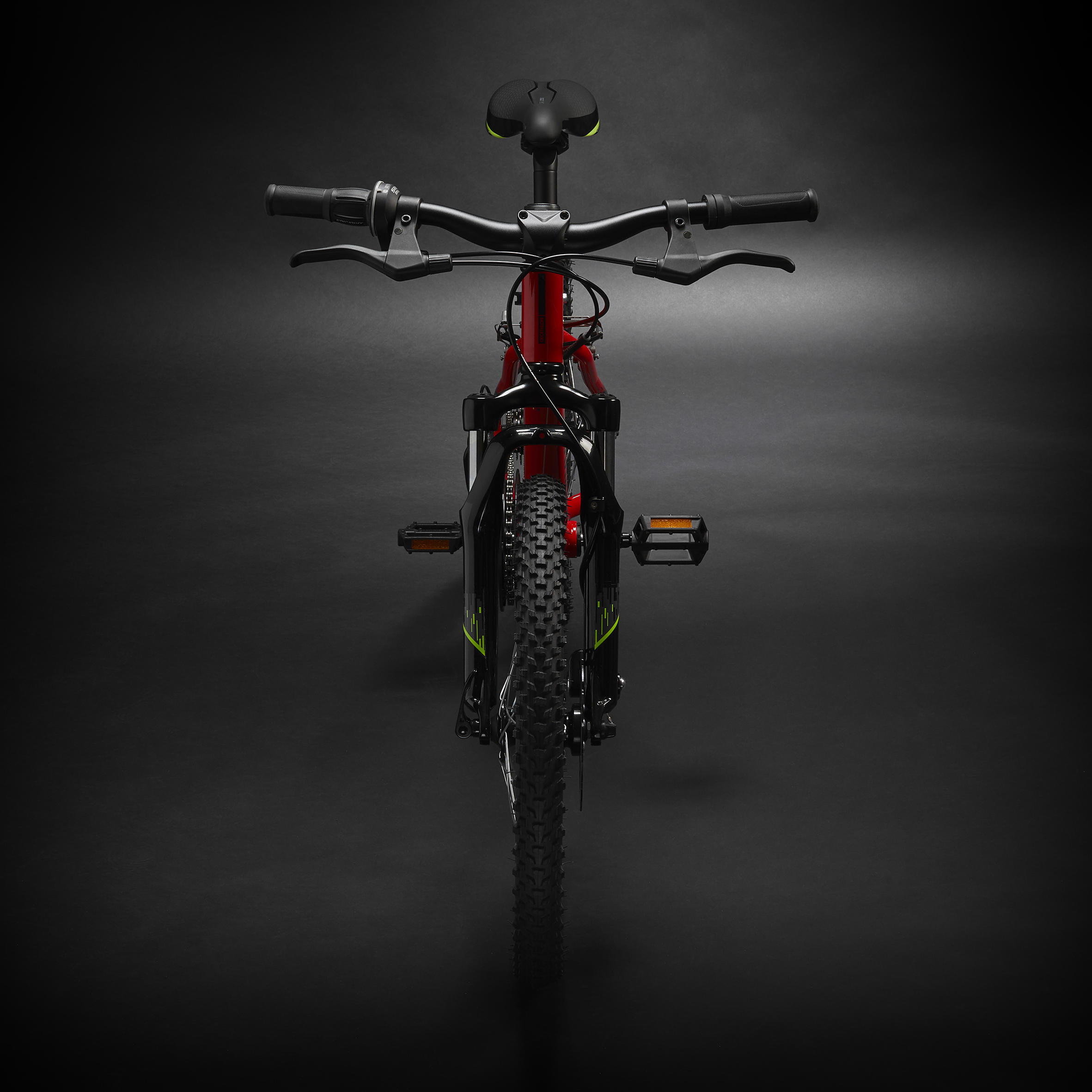 Kids' 20-inch lightweight aluminium mountain bike, red 4/20