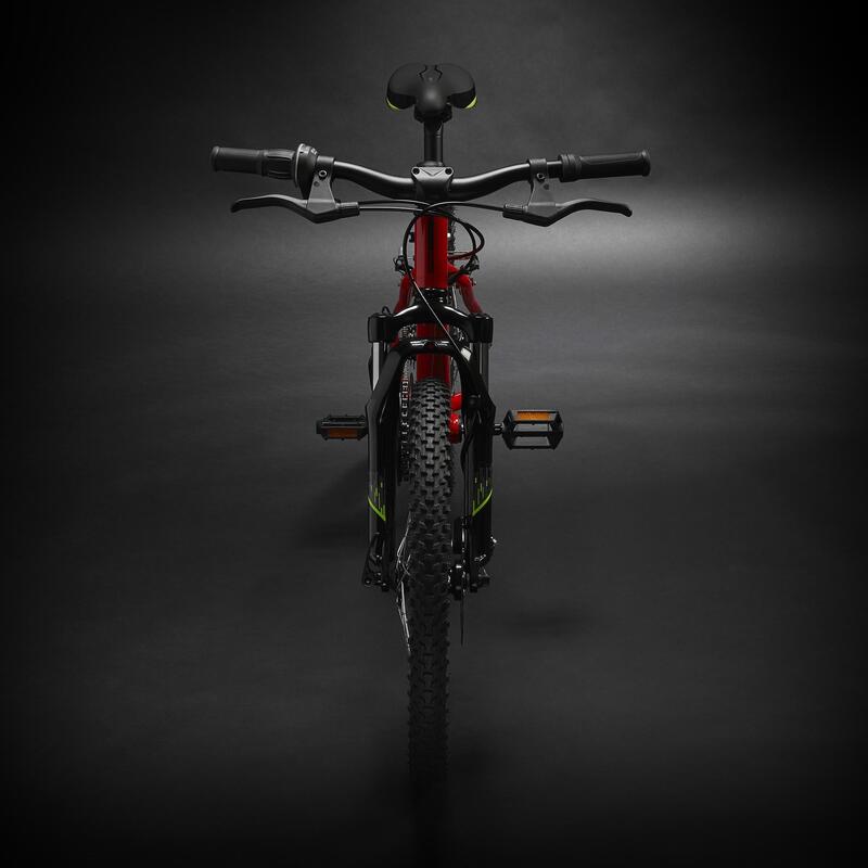 Bicicleta niños 20 pulgadas aluminio Rockrider ST 900 rojo 6-9 años