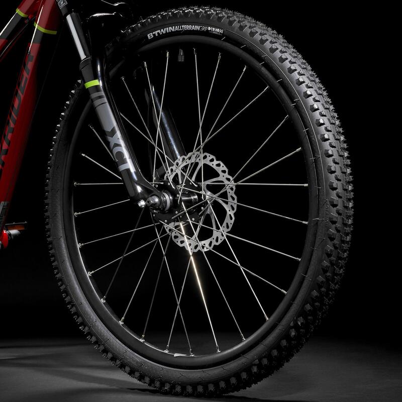 MTB VOOR KINDEREN 24" ST 900 ROOD 9-12 JAAR