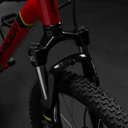 Παιδικό ποδήλατο βουνού 24 ιντσών Rockrider ST 900 9-12 ετών - Κόκκινο