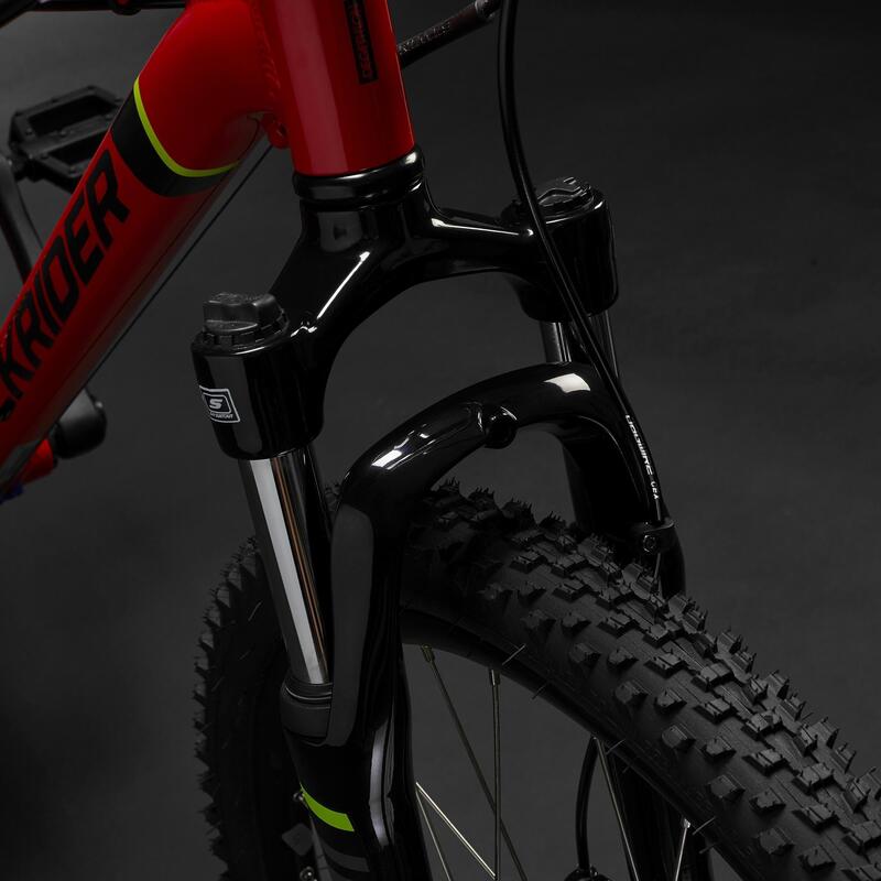 BICICLETA BTT ROCKRIDER ST 900 24 POLEGADAS CRIANÇA 9-12 ANOS VERMELHO