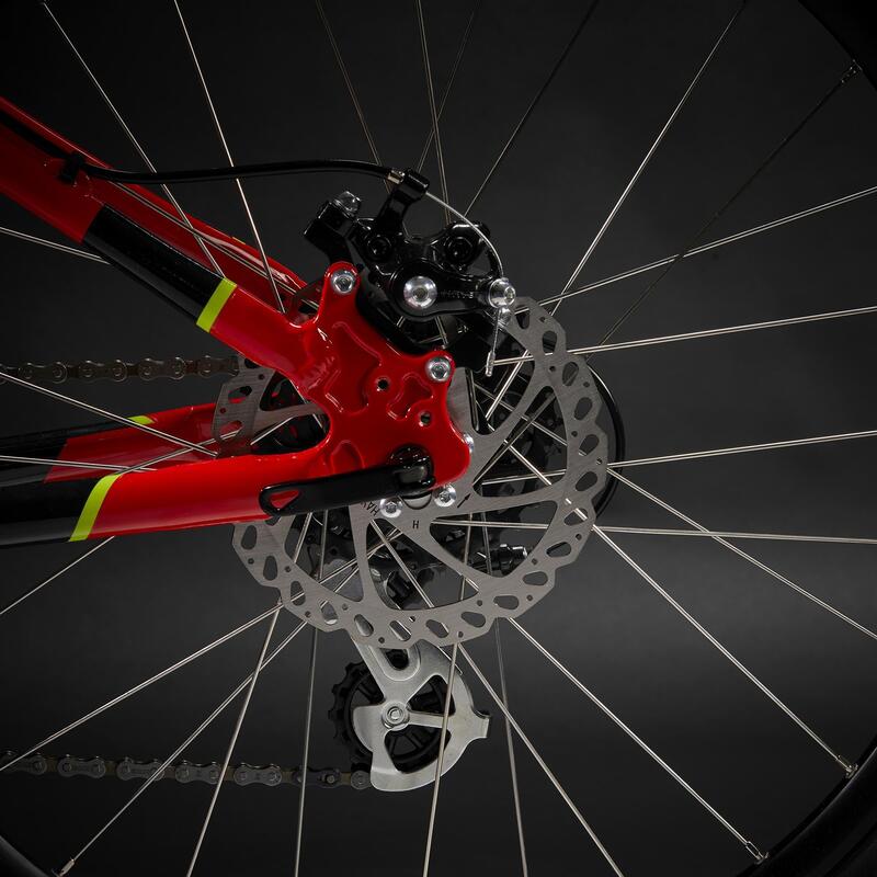 masculino Susceptibles a Molesto Bicicleta de montaña niños 24 pulgadas aluminio Rockrider ST 900 rojo 8-12  años | Decathlon