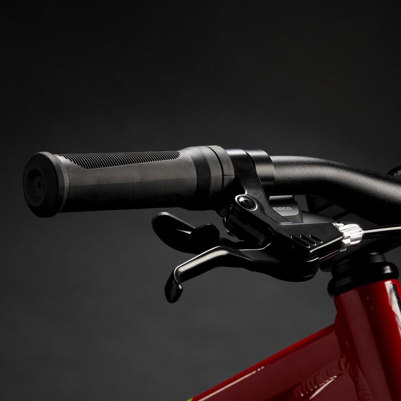 Bicicleta de montaña niños 24 pulgadas aluminio Rockrider ST 900 rojo 8-12 años