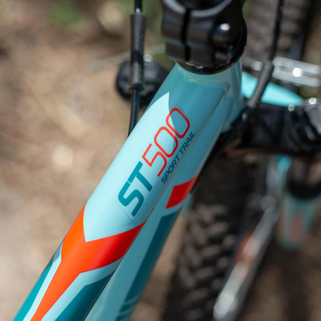 אופני הרים דגם Rockrider ST 500 לילדים 24 אינץ' לגילאי 9-12 - כחול