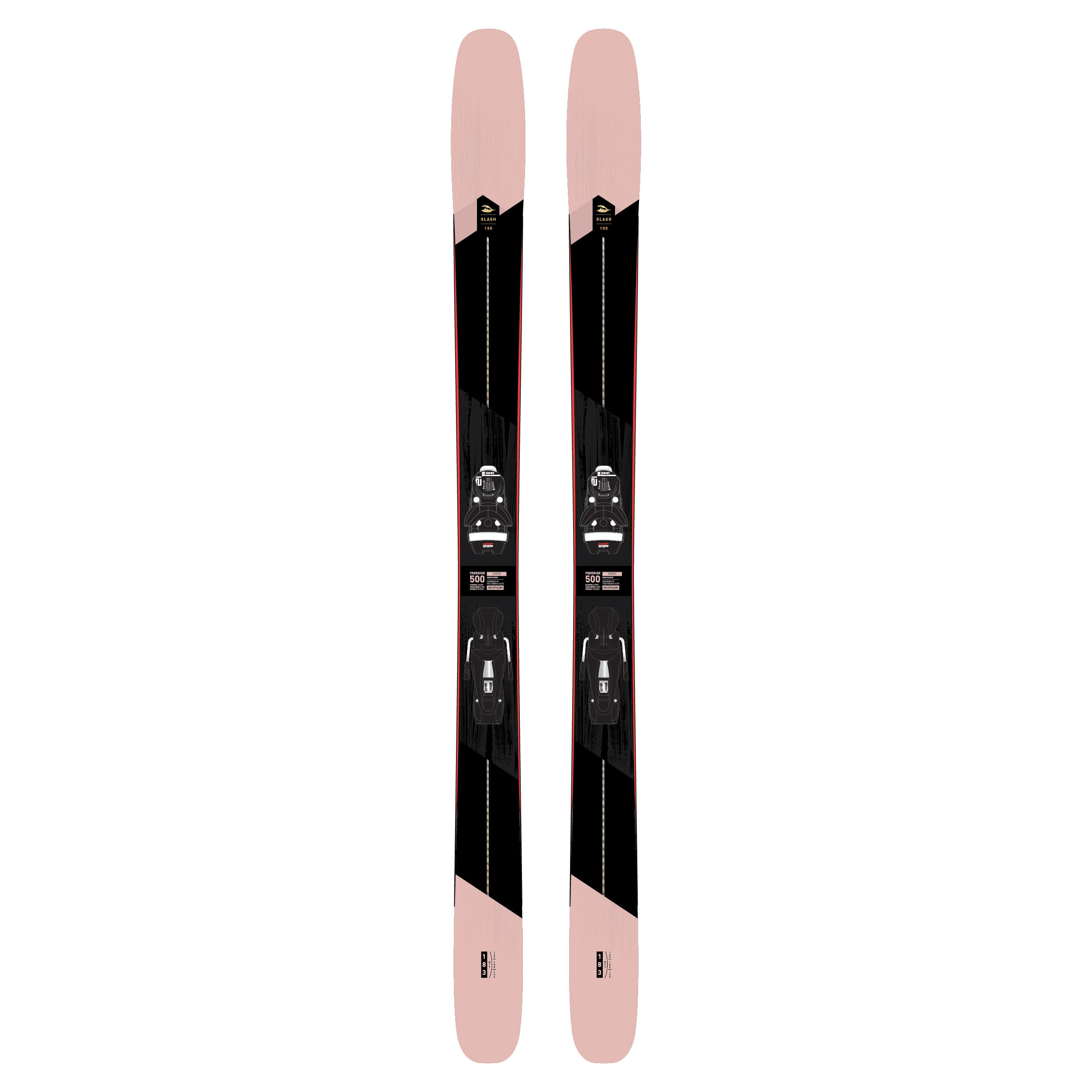 WEDZE Ski mit Bindung Look NX 12 Konect GW Freeride/Freestyle - Slash 100