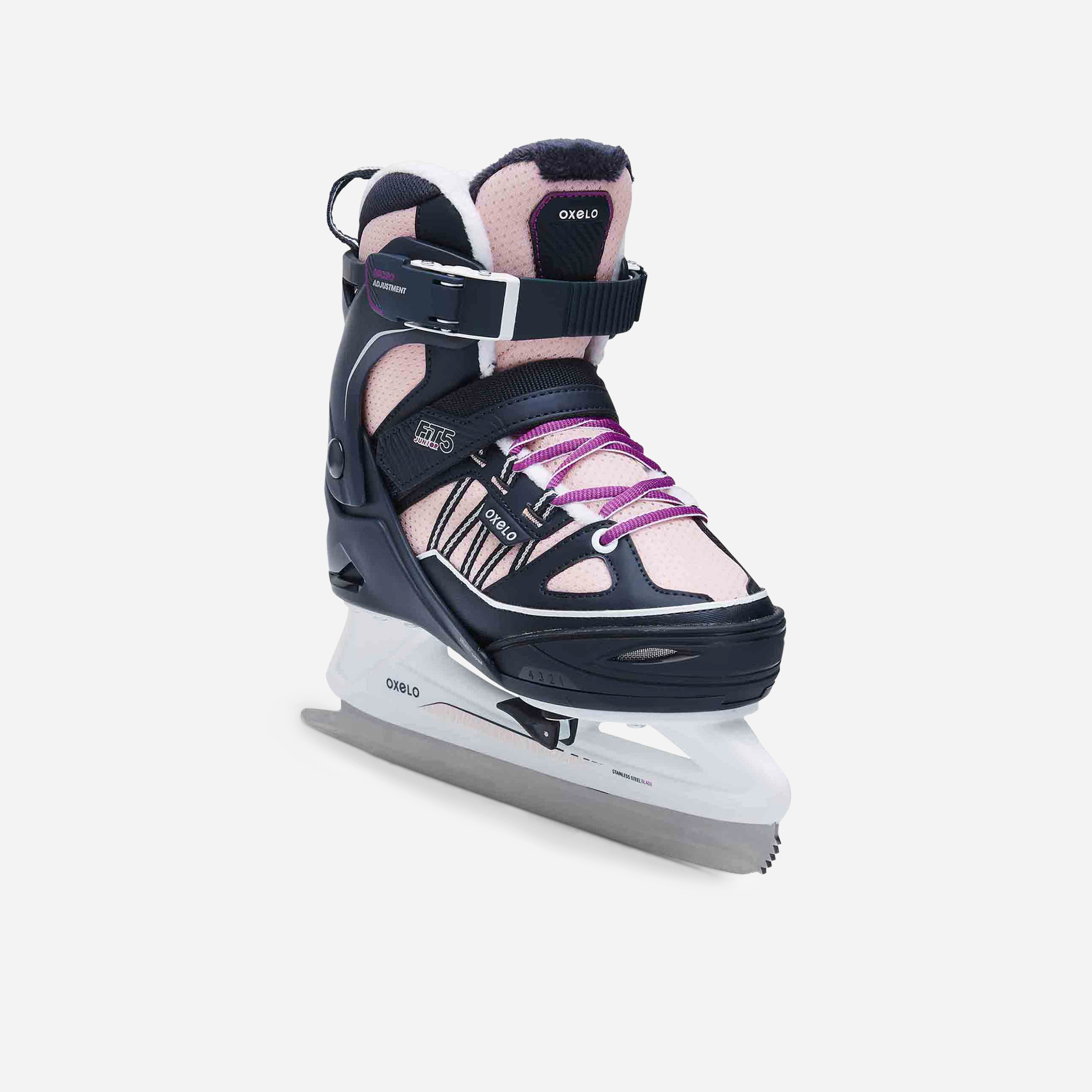 Patin a glace fit500 jr bleu/rose fille - Patinage Artistique et sur glace - Oxelo- Clubs - Entreprises - Collectivités - Associations