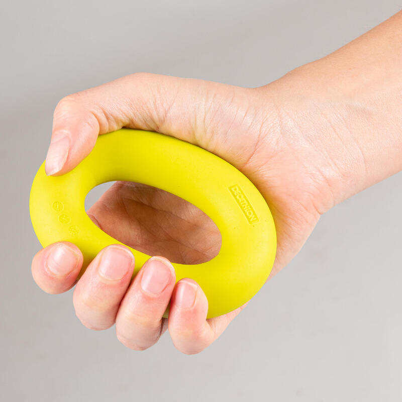 Handgrip ring de musculation résistance légère 11kg - jaune