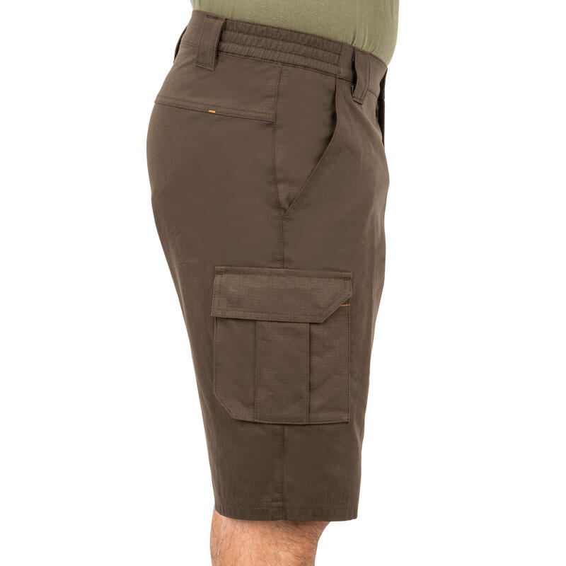 Bermudas Pantalon Corto De Caza Solognac 500 Hombre Marrón Cargo