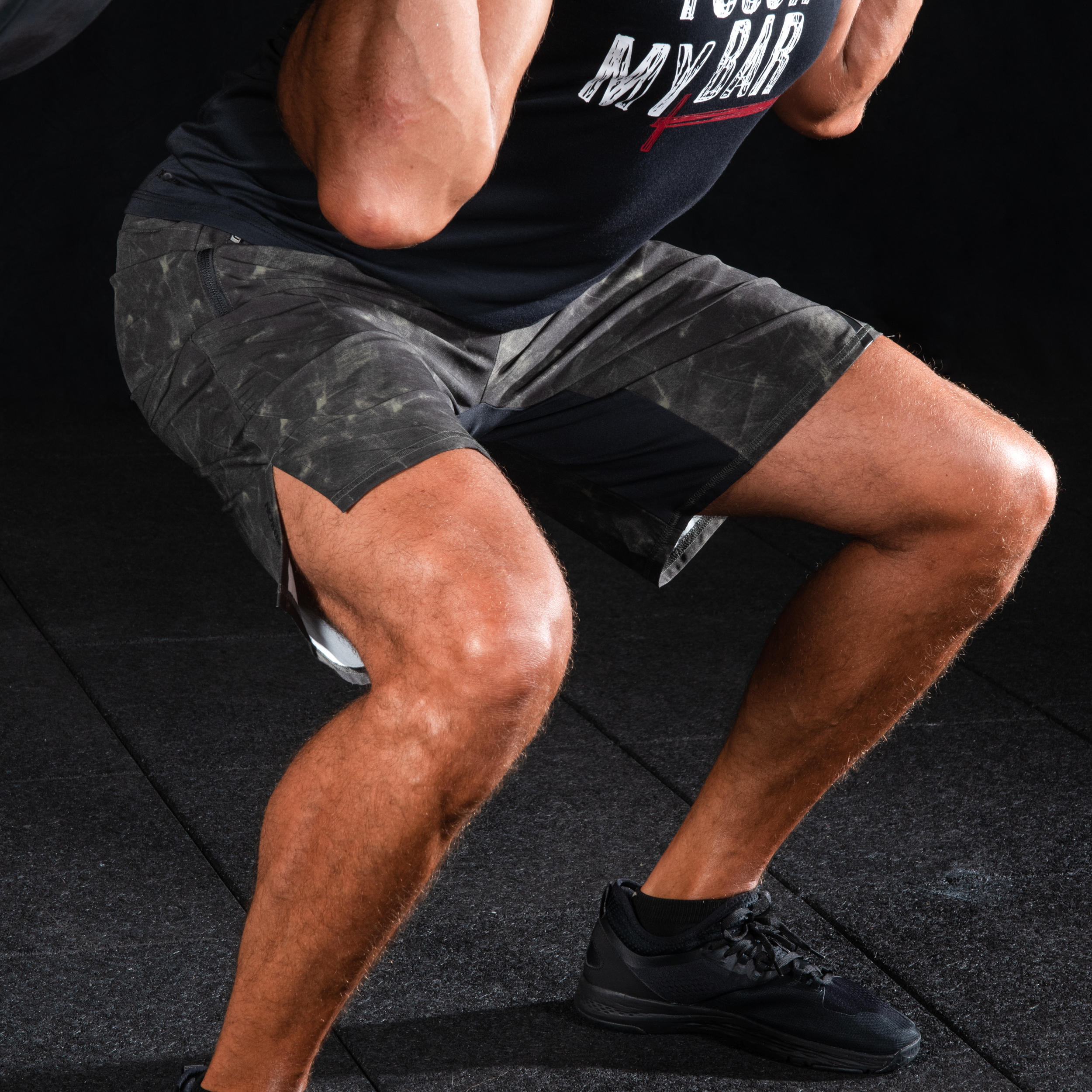 

Short Crosstraining 500 M Kaki -  By DOMYOS | Decathlon