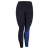 Women Cross Training Leggings Seamless Black Dark Blue