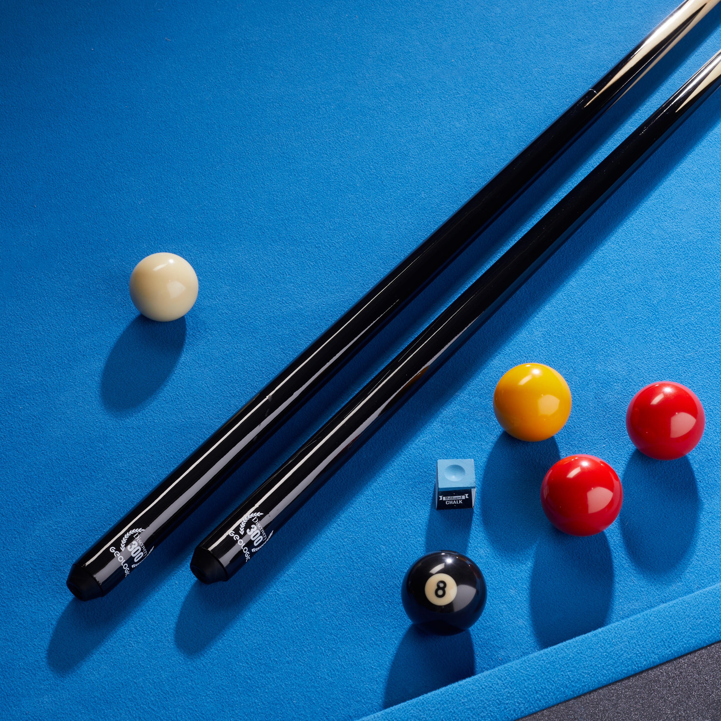 Snooker/Blackball Cue Stick Club 300 122cm 4/8