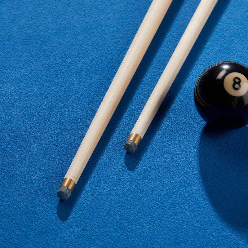 Tacos de Snooker: peça única ou peça de 2 peças