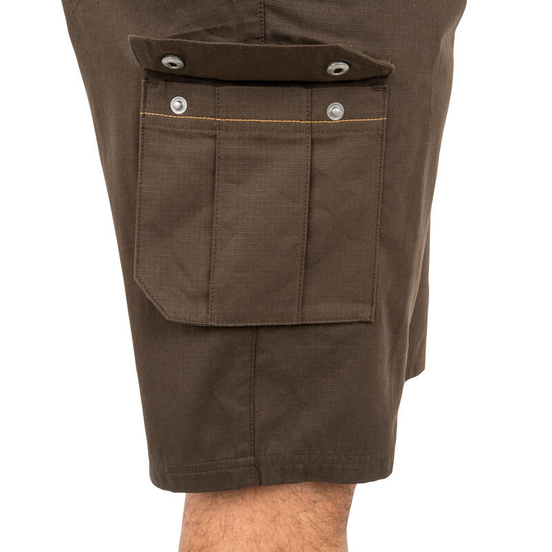 Bermudas Pantalon Corto De Caza Solognac 500 Hombre Marrón Cargo