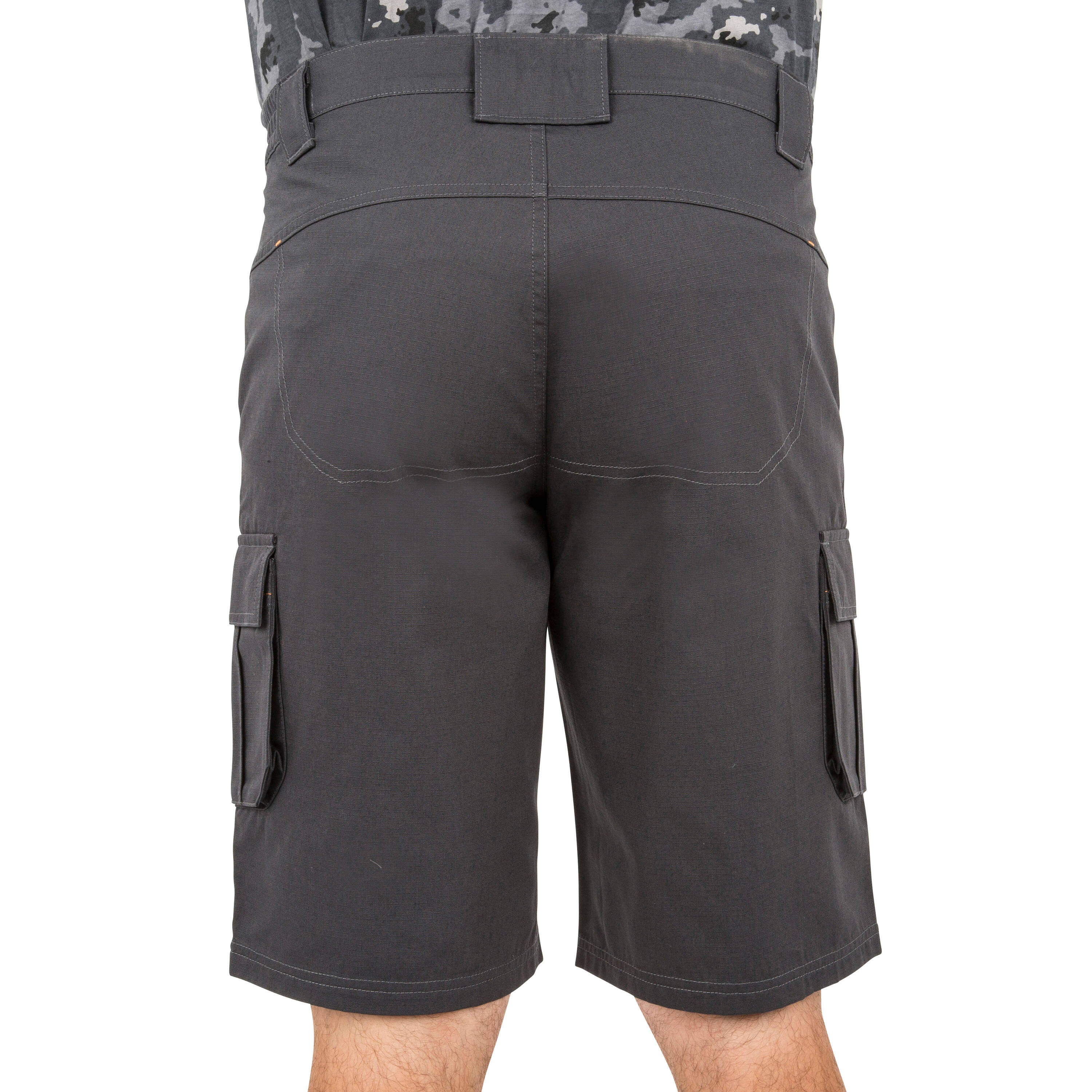 Men Cargo Bermuda Shorts 500 - Grey -  4