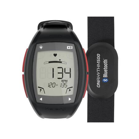 Montre running cardio - HR300 noirr rouge