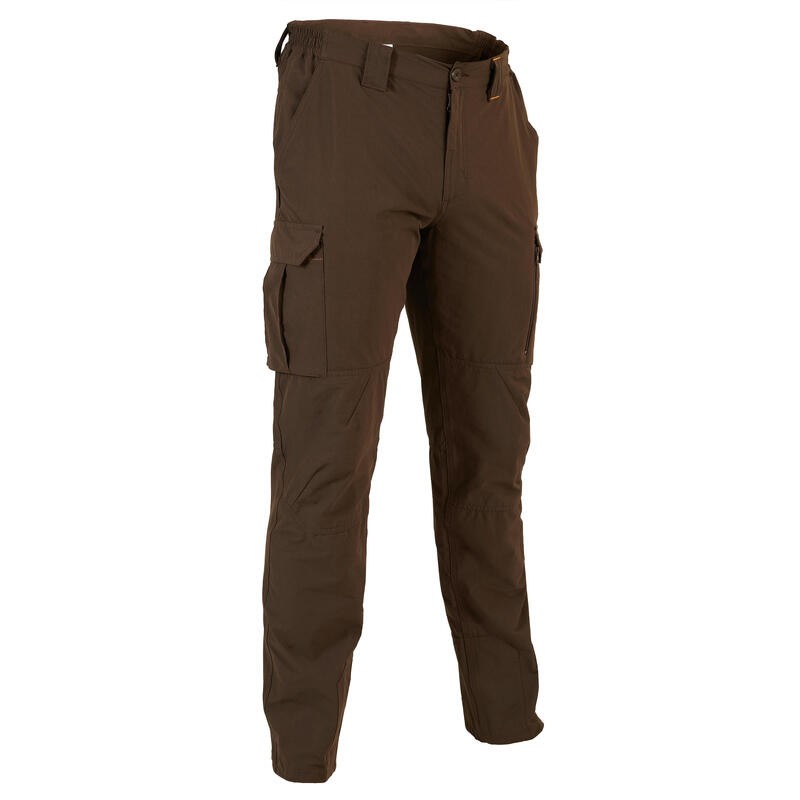 Pantalon SG500 ușor și respirant Maro bărbați 