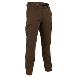 Pantalon léger et respirant chasse 500 marron foncé