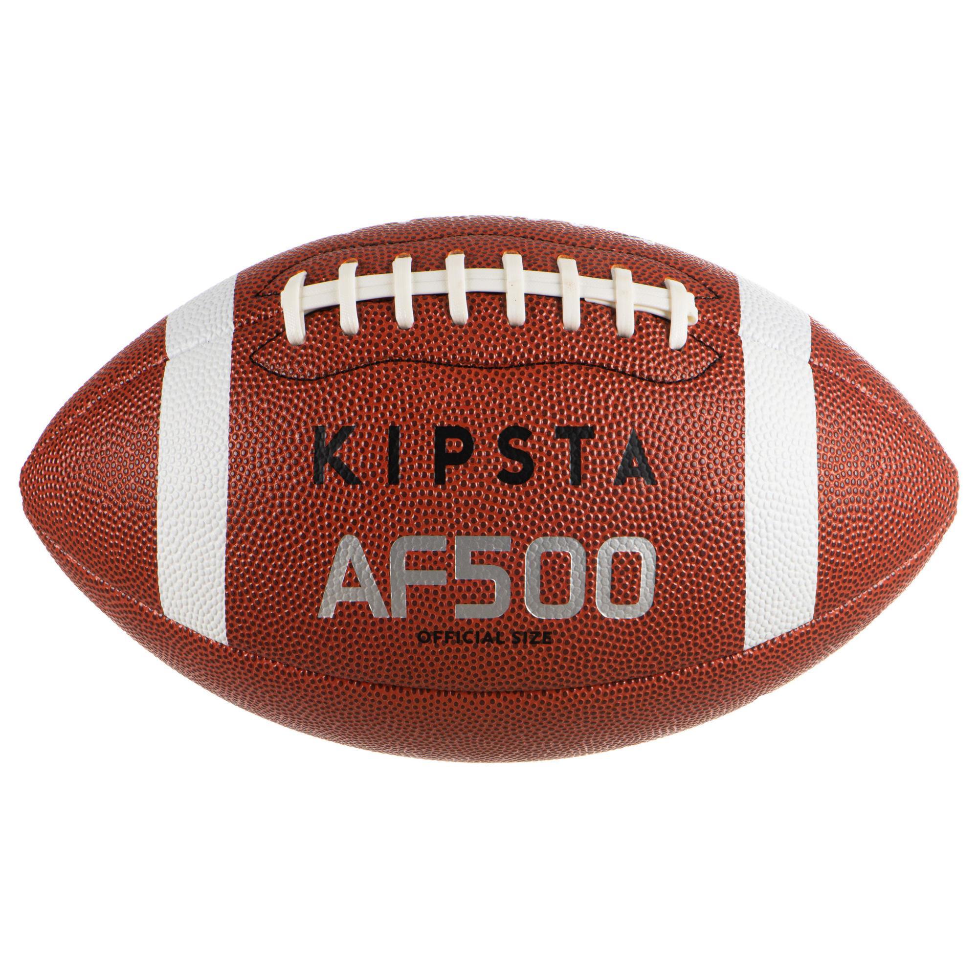 Minge Fotbal American AF500 Mărime Oficială Maro Adulţi KIPSTA decathlon.ro