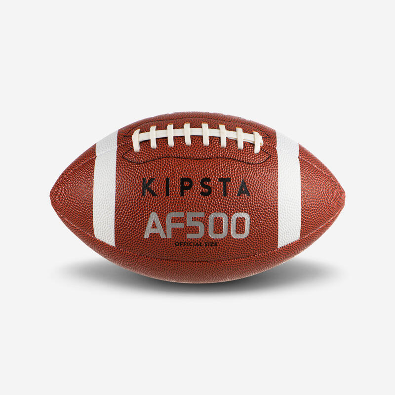 Míč AF500 na americký fotbal oficiální velikost hnědý