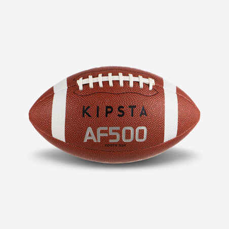 Balón de fútbol americano talla Youth Kipsta AF500 café