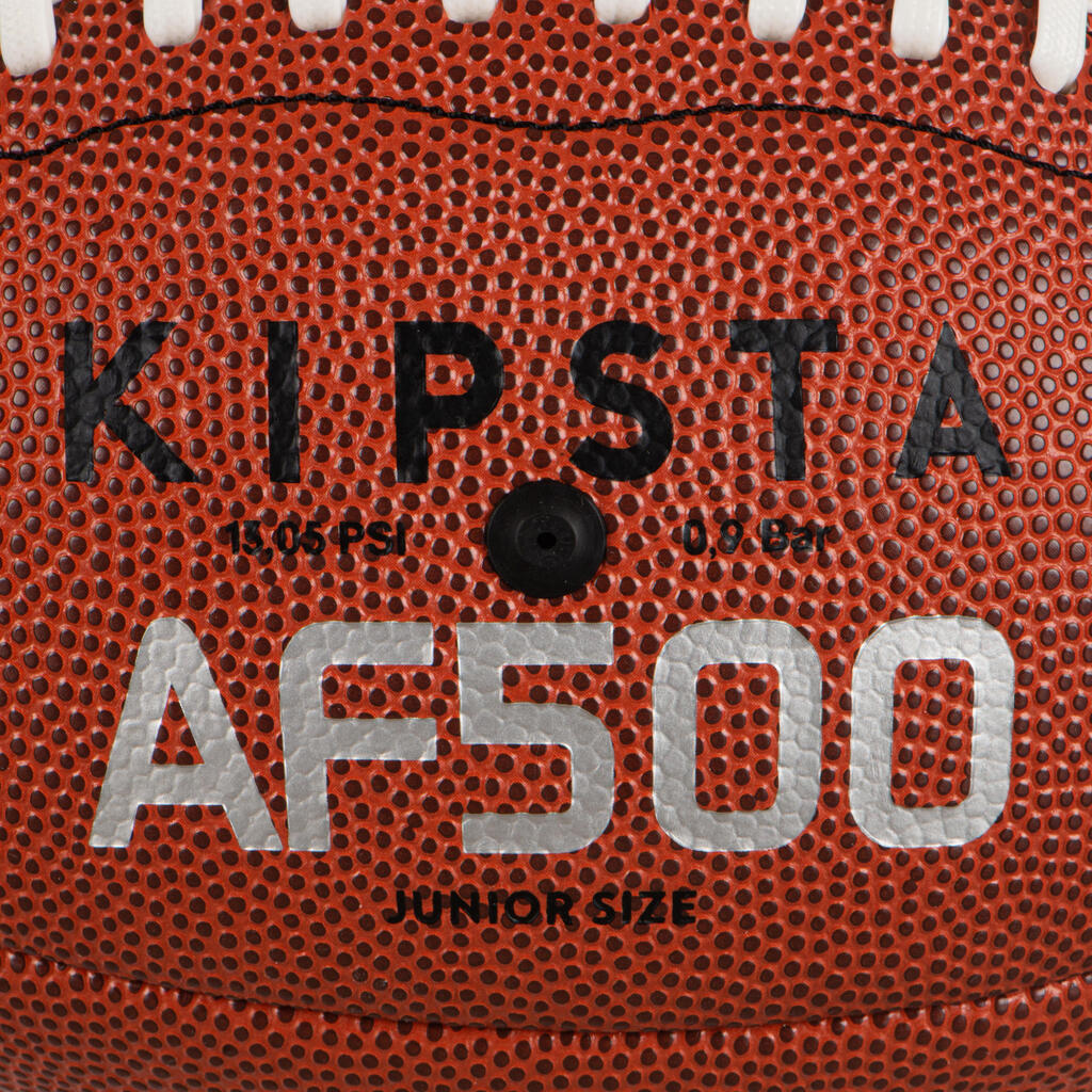 Balón de fútbol americano para niños Kipsta AF500 café