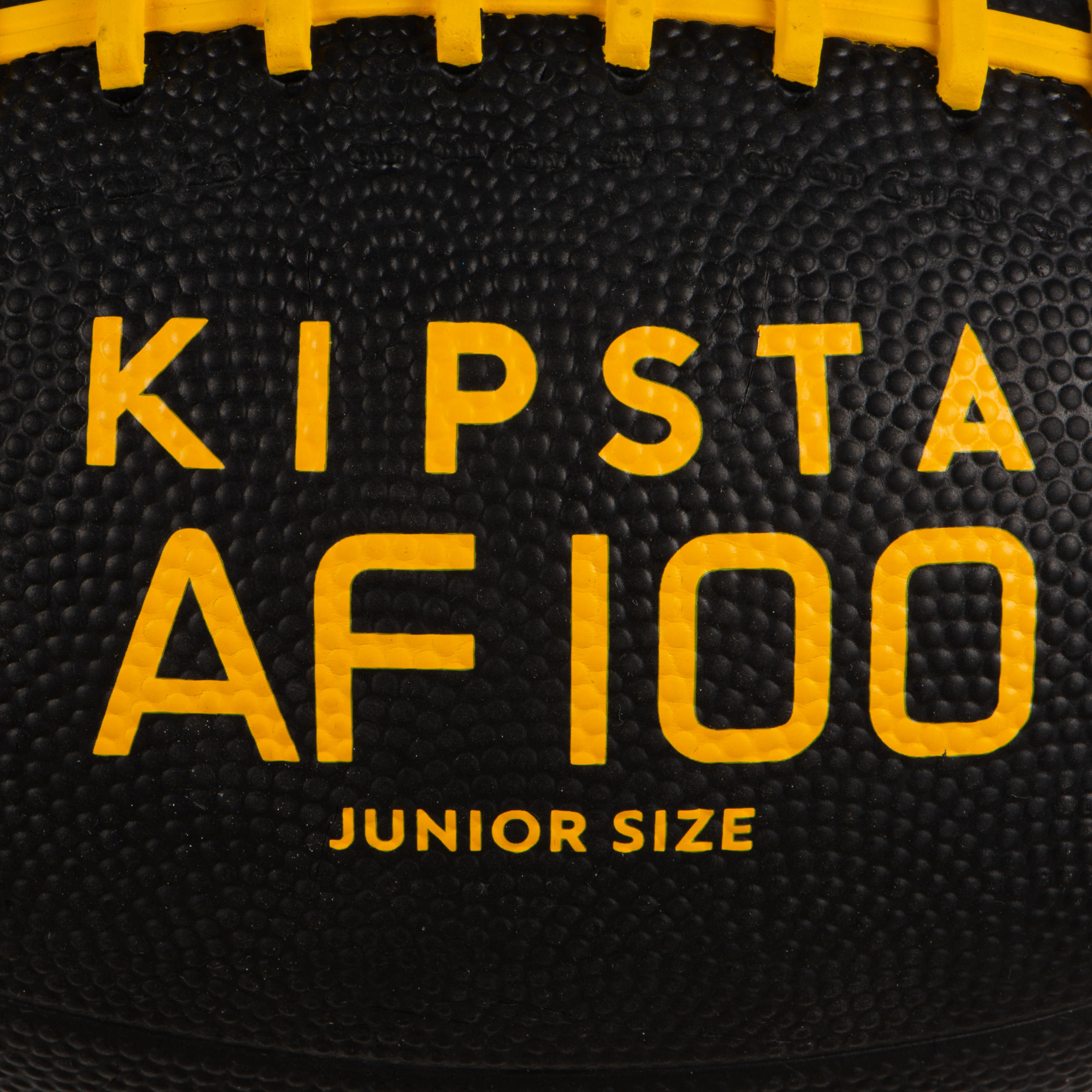 Kids' American Football - Black/Yellow 5/10