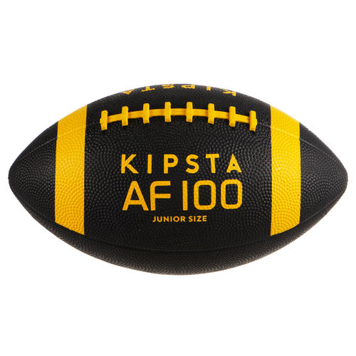 Ballon de football américain enfant noir/jaune