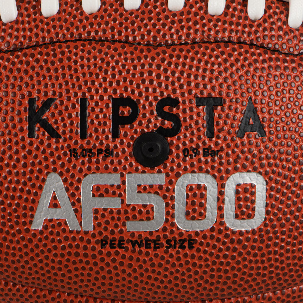 Bērnu amerikāņu futbola bumba “AF500”, brūna