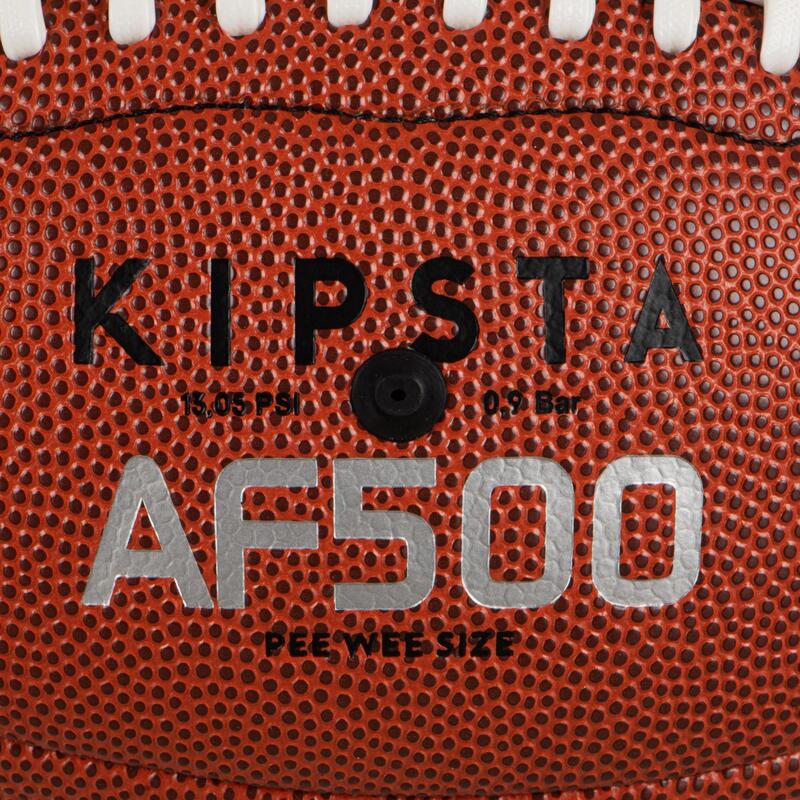 Ballon de football américain AF500 en taille pee wee marron