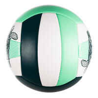 Size 5 Stitched Beach Volleyball 100 Classic - Turtle Green