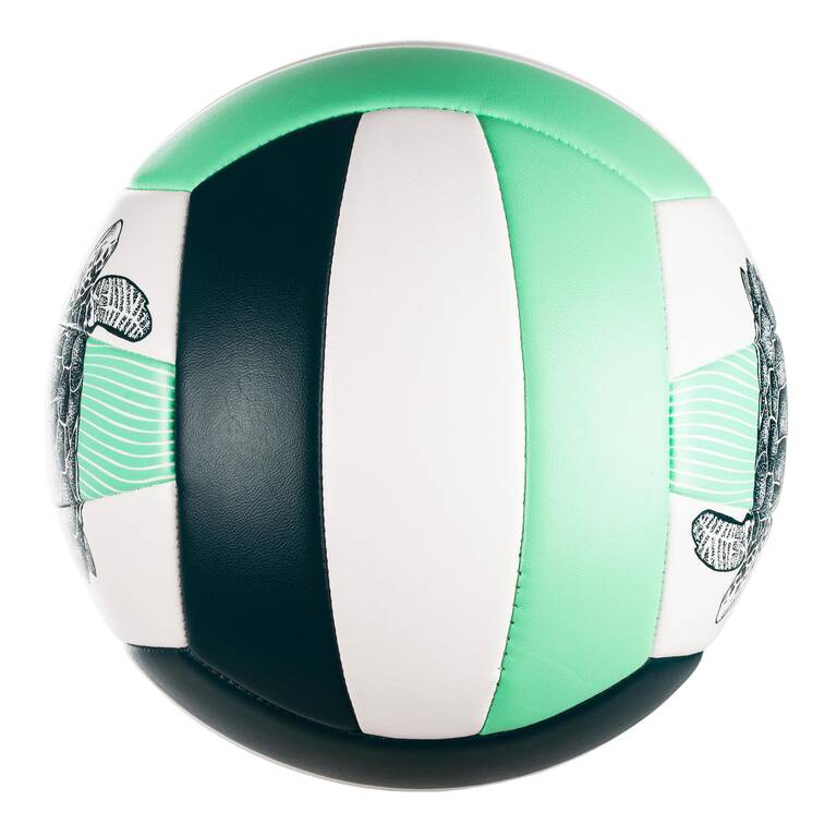 Size 5 Stitched Beach Volleyball 100 Classic - Turtle Green