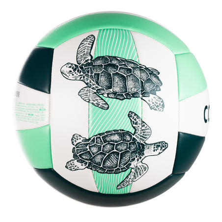М'яч 100 для пляжного волейболу - Темно-зелений
