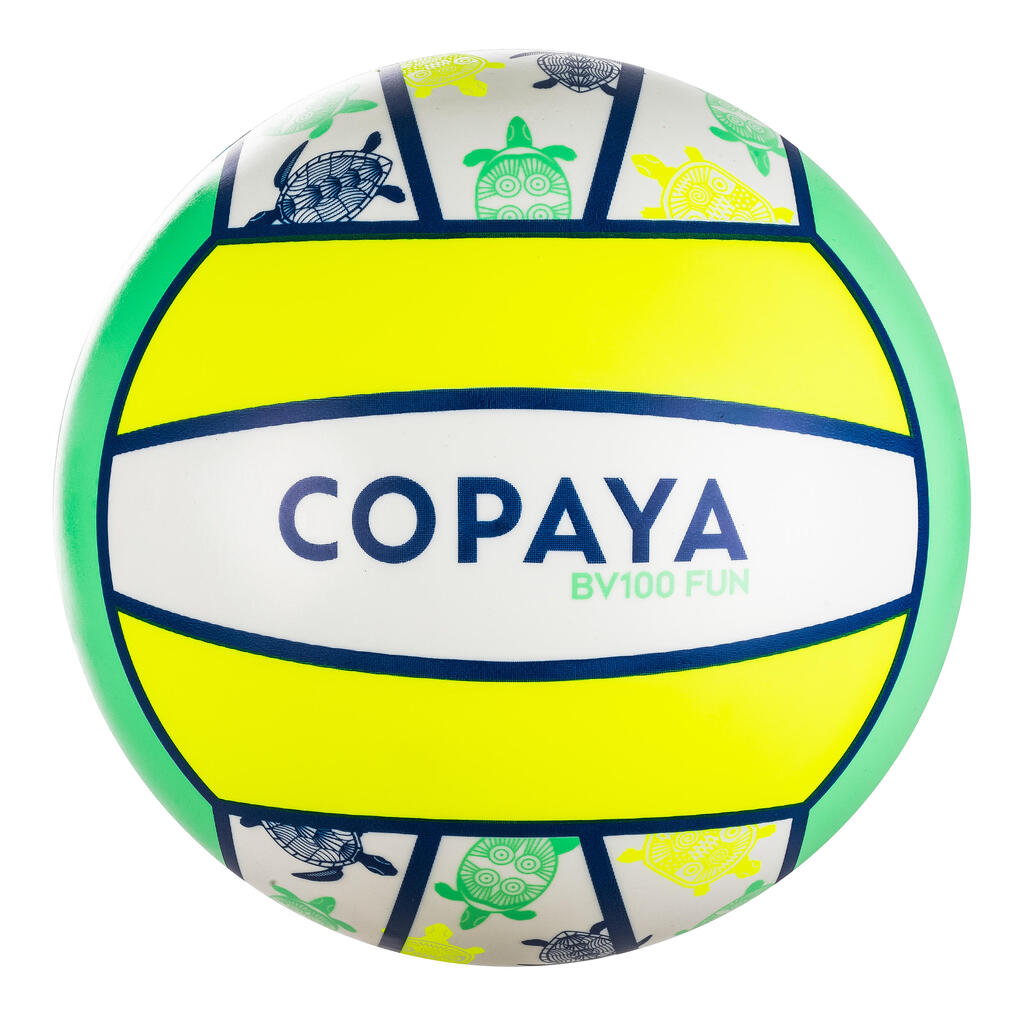 Μπάλα beach volley bv100 fun - φωσφοριζέ κίτρινο
