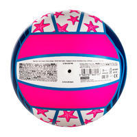 Beach Ball BV100 Fun Size 3 - Blue and Pink Star